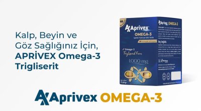 Kalp, Beyin ve Göz Sağlığınız İçin: APRİVEX Omega-3 Trigliserit