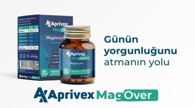 APRİVEX Magover Magnezyum 5’li Etki: Günün Yorgunluğunu Atmanın Doğal Yolu