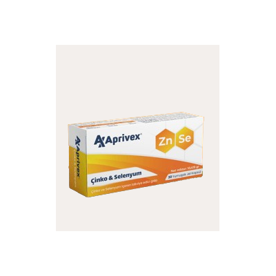 Aprivex Çinko Selenyum 30 Yumuşak Kapsül
